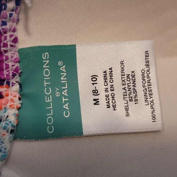 DONATED Collections by Catalina Tropical Tankini Top - Picture 4 of 7